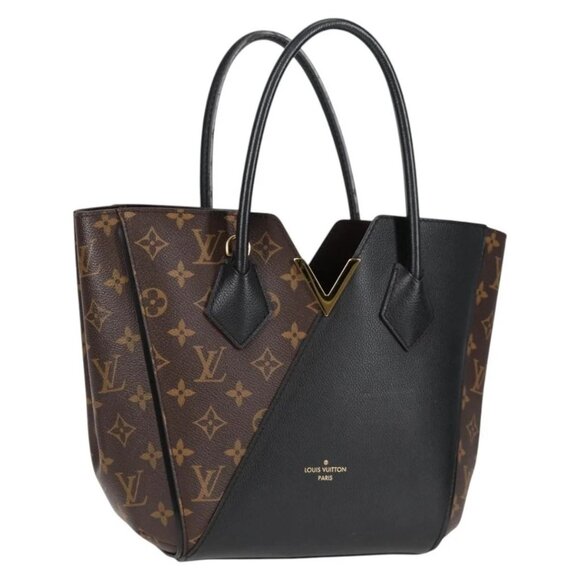 LOUIS VUITTON Monogram Kimono PM Tote Bag 2way Black M41855 LV Auth 118925M - Picture 1 of 16